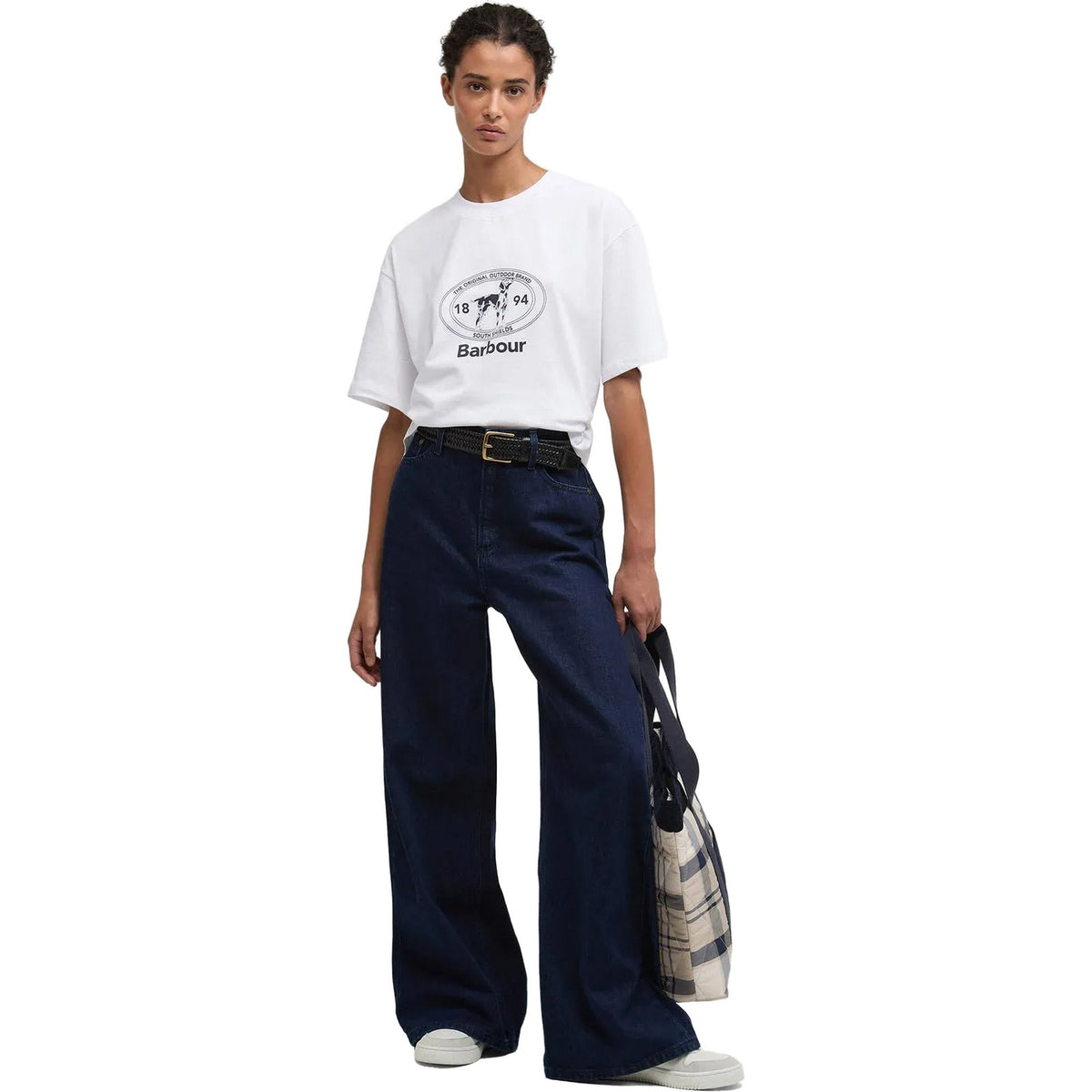 T-shirt Donna Barbour - Fern T-Shirt - Bianco-Gianni Foti