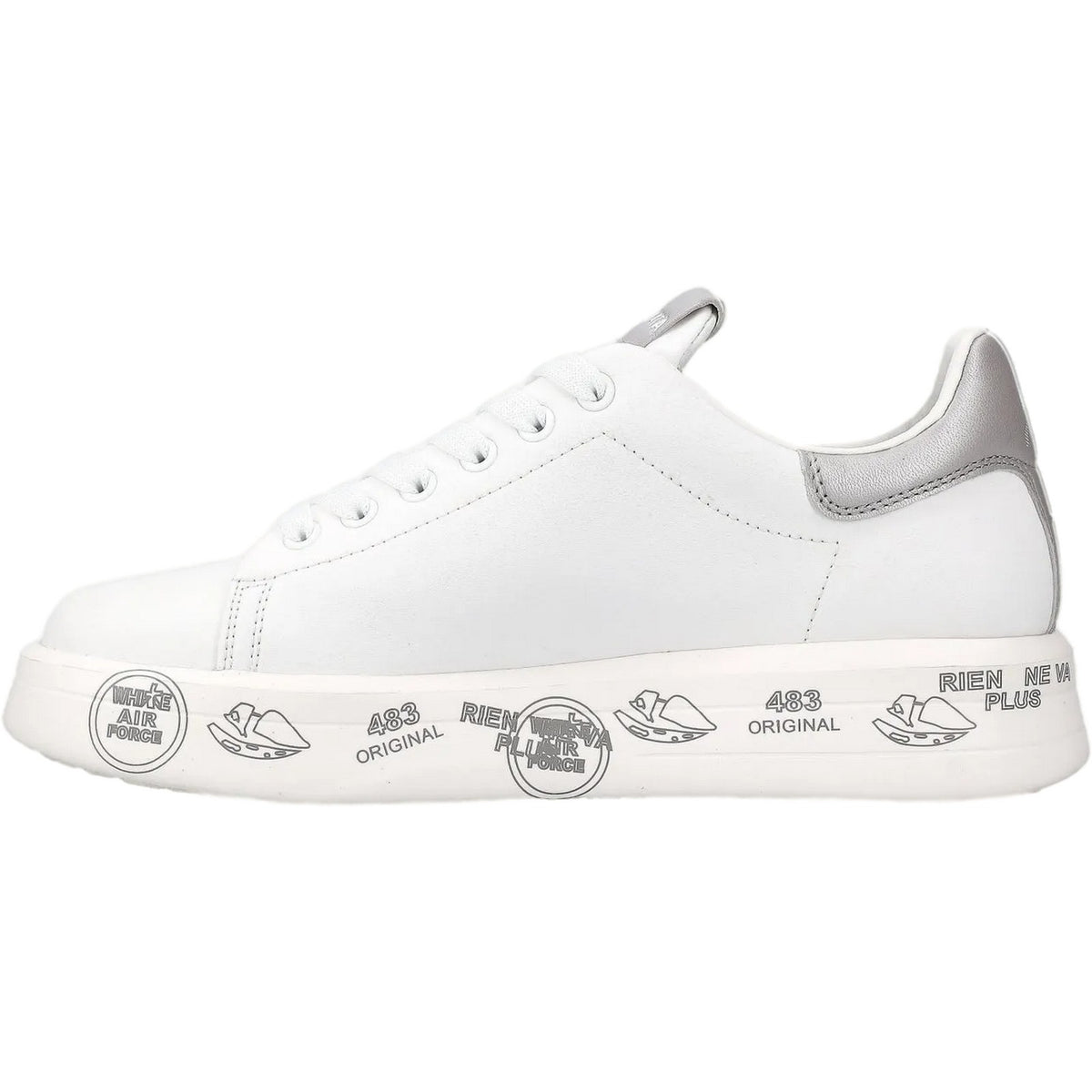 Sneaker Donna Premiata - Belle - Bianco-Gianni Foti