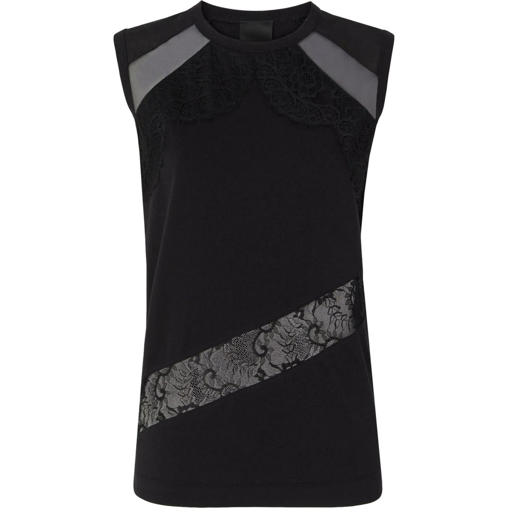Maglie Donna Pinko - Molly Maglia Jersey Cotone Con - Nero
