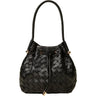 Borse a mano Donna Twinset - Secchiello Chiuso Con Coulisse Effetto Intrecciato - Nero