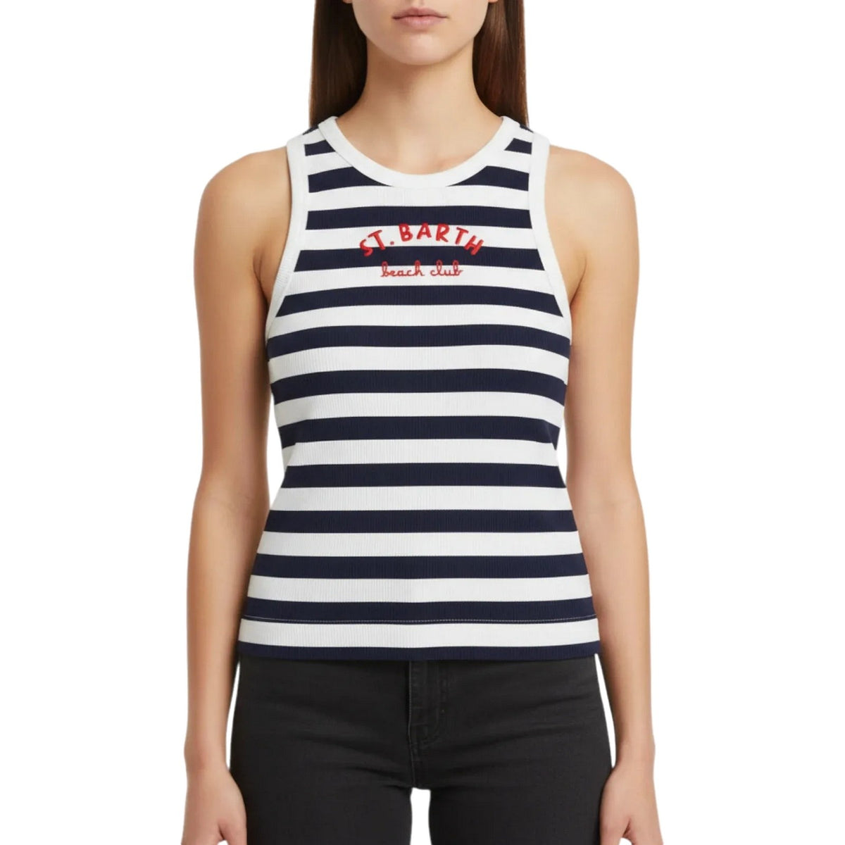Canotte e top Donna Mc2 Saint Barth - Woman Rib Tank Top - Multicolore