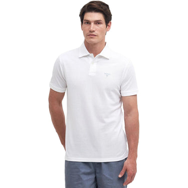 Polo Uomo Barbour - Lightweight Sports Polo Shirt - Bianco