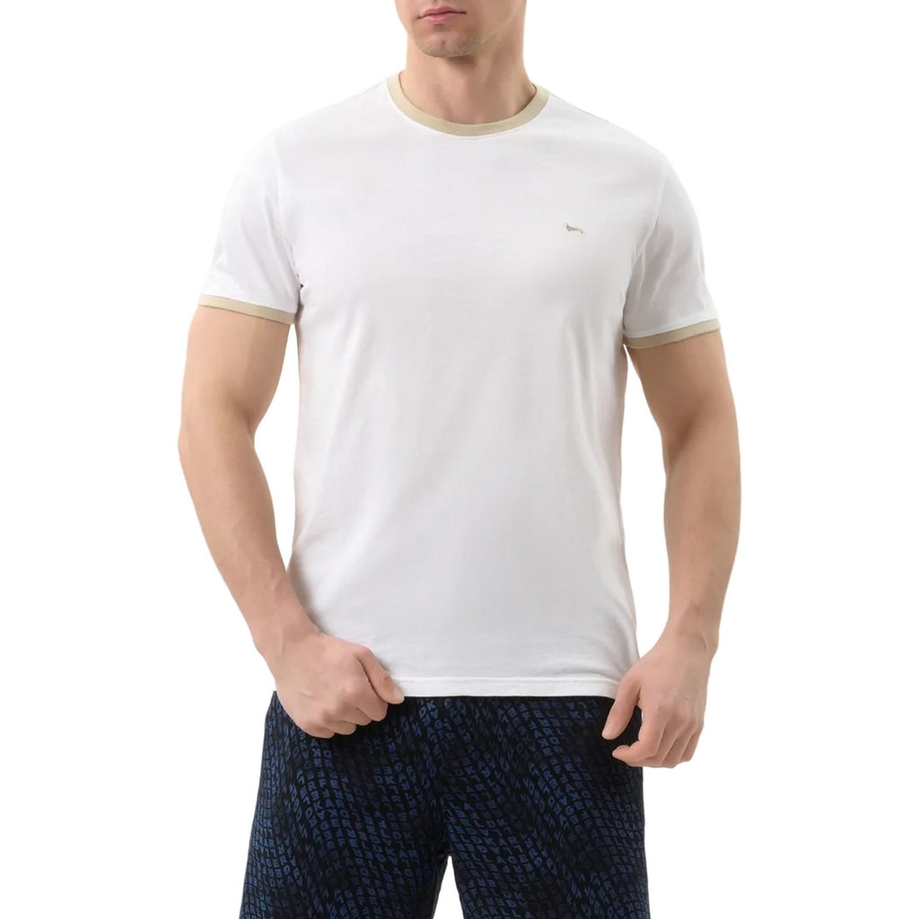 T-shirt Uomo Harmont & Blaine - T-Shirt Garment Dye - Bianco