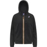 Felpe con cappuccio Uomo K-Way - Hoodie Full Zip - Nero-Gianni Foti