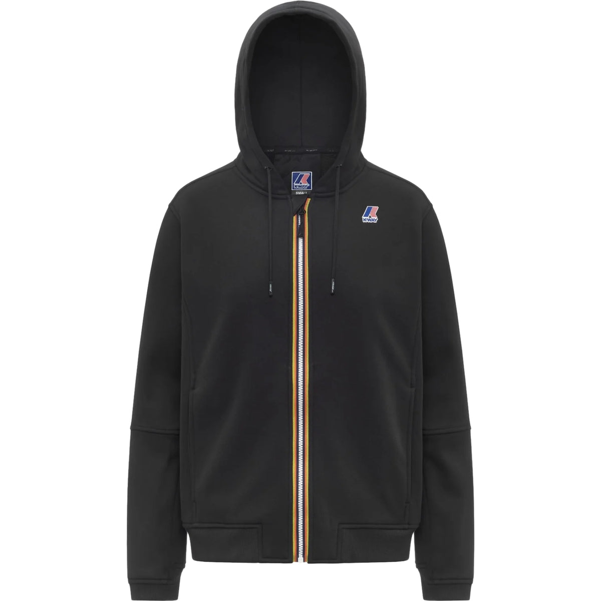 Felpe con cappuccio Uomo K-Way - Hoodie Full Zip - Nero-Gianni Foti