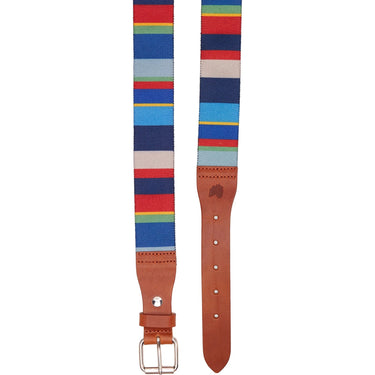 Cinture Uomo Gallo - Uni Cintura Nastro Multicolor Con In - Blu