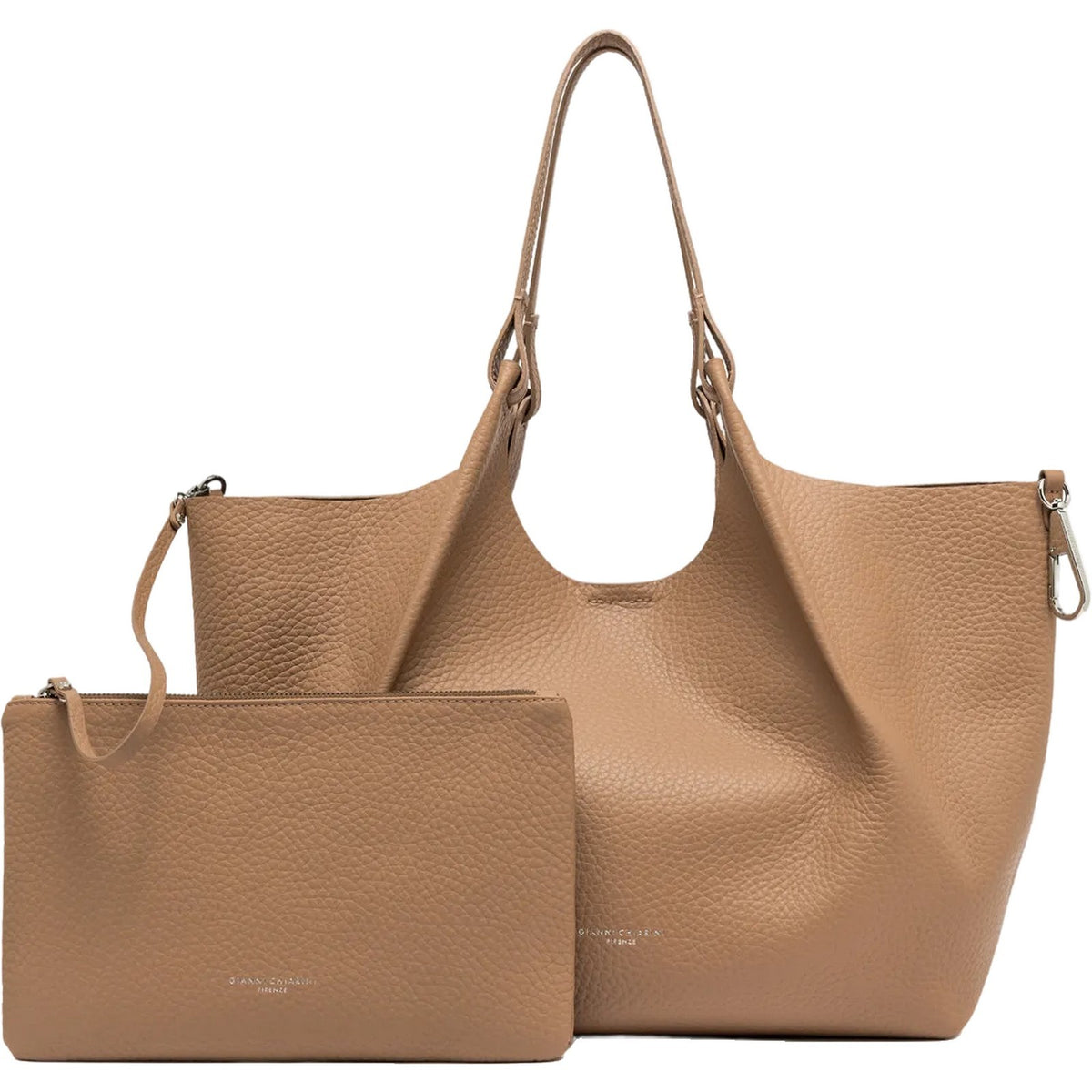 Borse a spalla Donna Gianni Chiarini - Borsa pelle - Marrone
