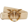 Cinture Donna Pinko - Love Berry H3 Belt Vitello Set - Beige