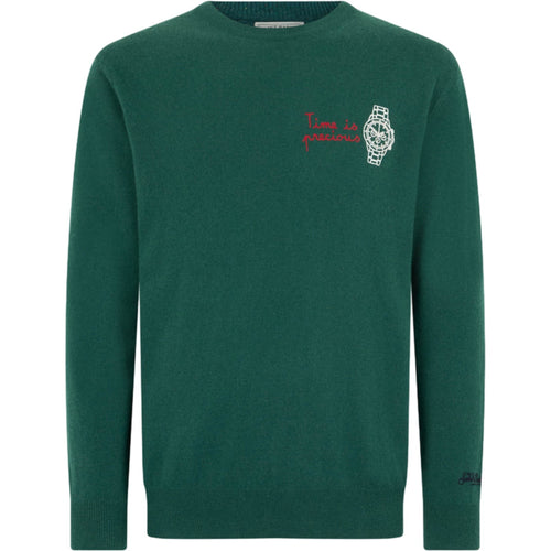 Maglioni Uomo Mc2 Saint Barth - Crew Neck Light Sweater - Verde