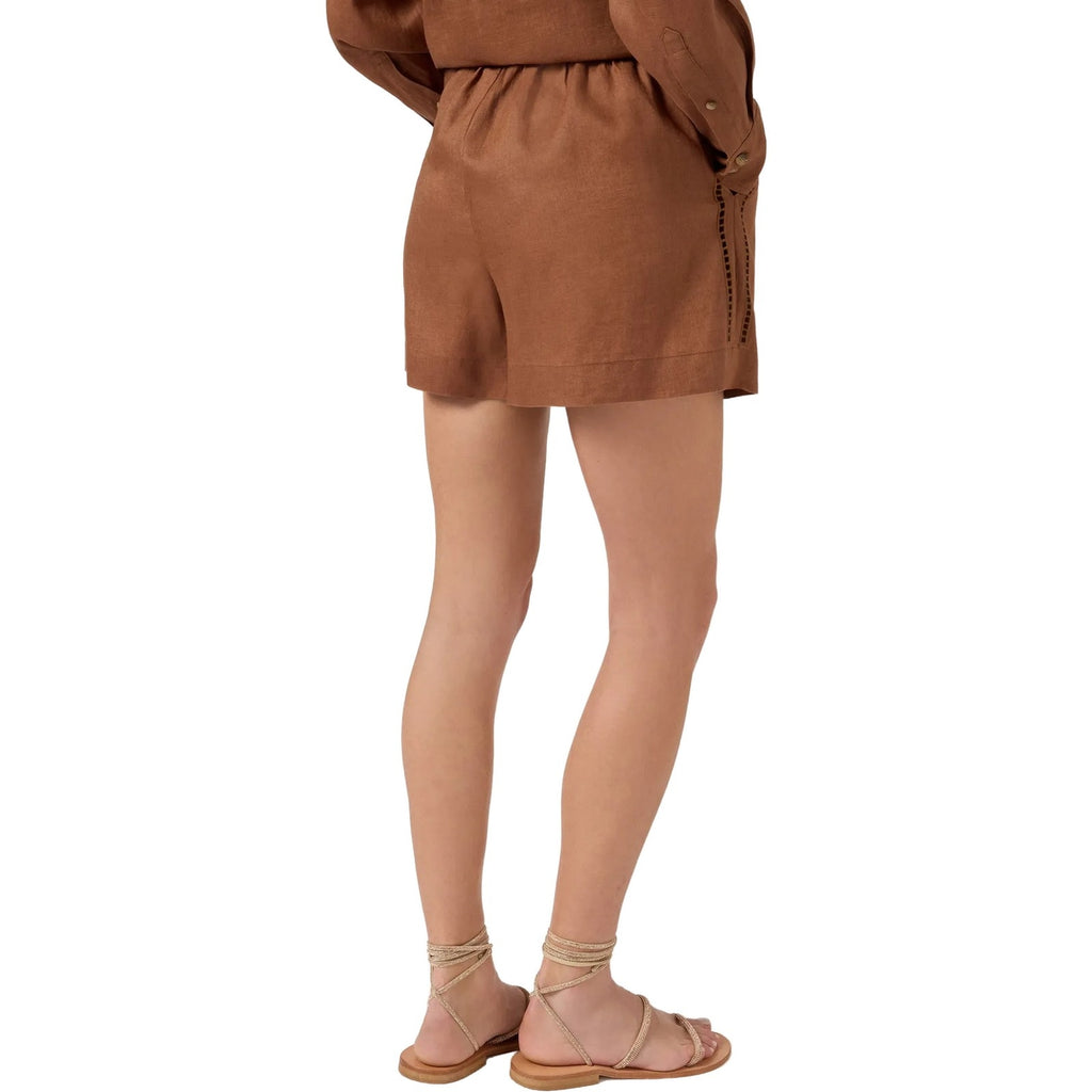 Pantaloncini Donna Mc2 Saint Barth - Woman Shorts - Marrone