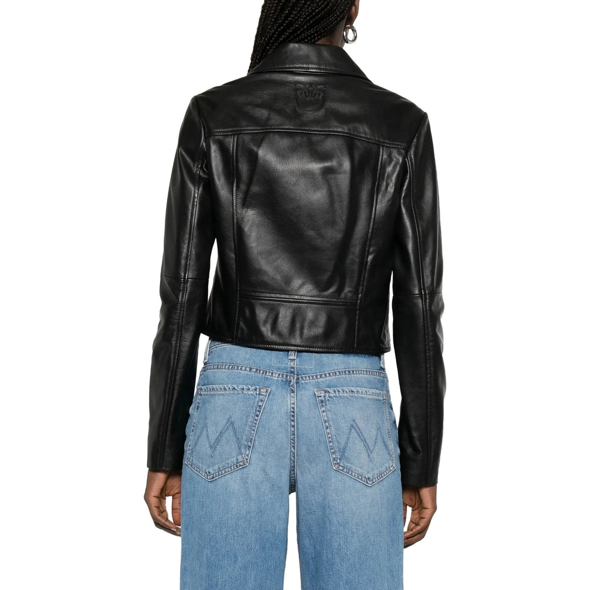 Giubbotti Donna Pinko - New Sensibile Chiodo Nappa - Nero