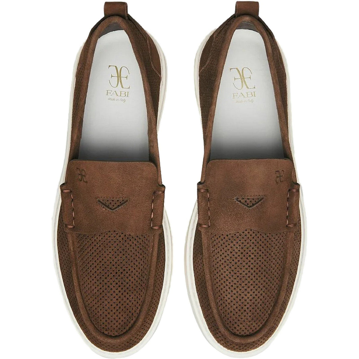 Sneaker Uomo Fabi - Scarpa Uomo Camoscione - Marrone-Gianni Foti