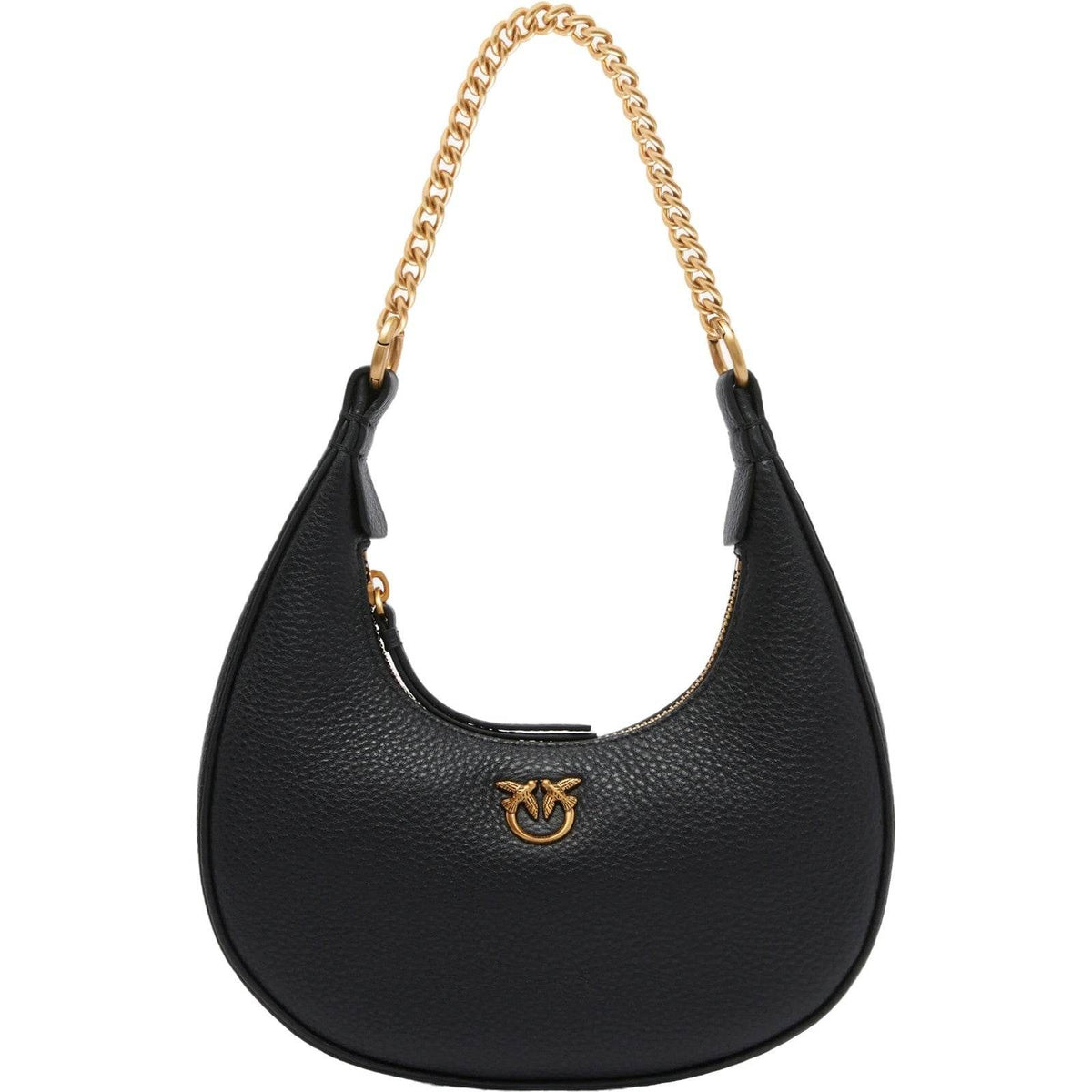 Borse a mano Donna Pinko - Brioche Hobo Mini Pelle Bottal - Nero