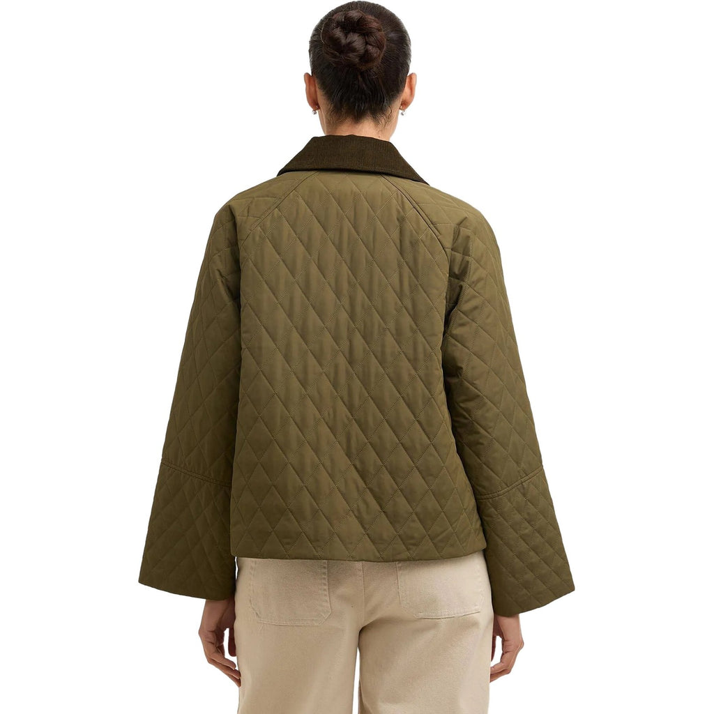 Giacche Donna Barbour - Kirby Quilted Jacket - Verde-Gianni Foti