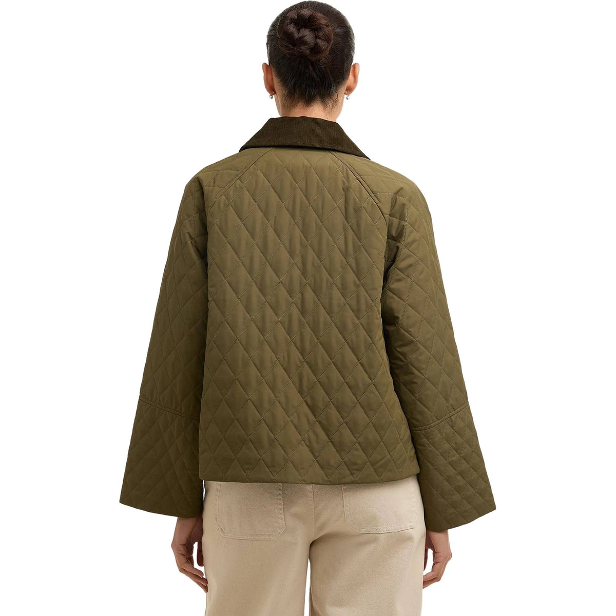 Giacche Donna Barbour - Kirby Quilted Jacket - Verde-Gianni Foti
