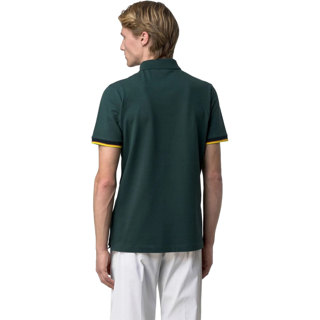 Polo Uomo K-Way - Vincent Pique - Verde-Gianni Foti