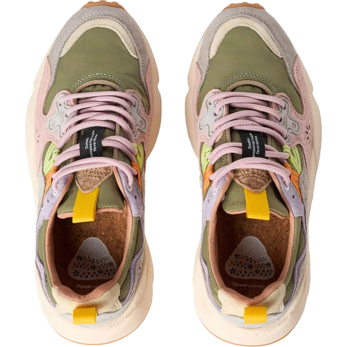 Sneaker Donna Flower Mountain - Yamano 3 Woman - Grigio-Gianni Foti