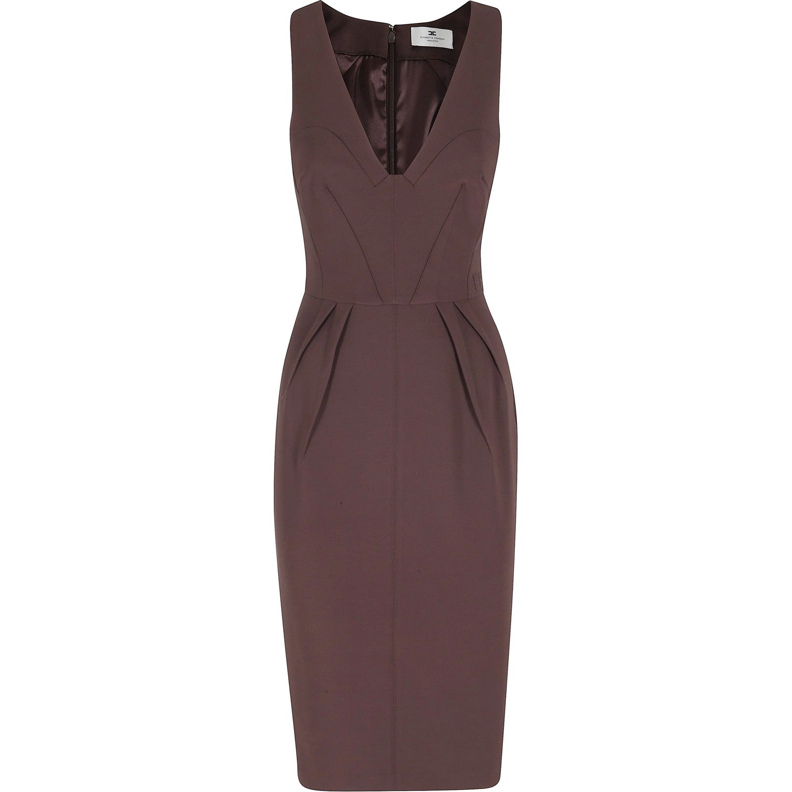Vestiti da sera e cerimonia Donna Elisabetta Franchi - Abito - Marrone di Elisabetta Franchi su Gianni Foti