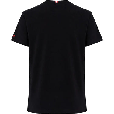T-shirt Uomo Mc2 Saint Barth - Cotton T-Shirt With Front Pocket And Print - Nero di Mc2 Saint Barth su Gianni Foti