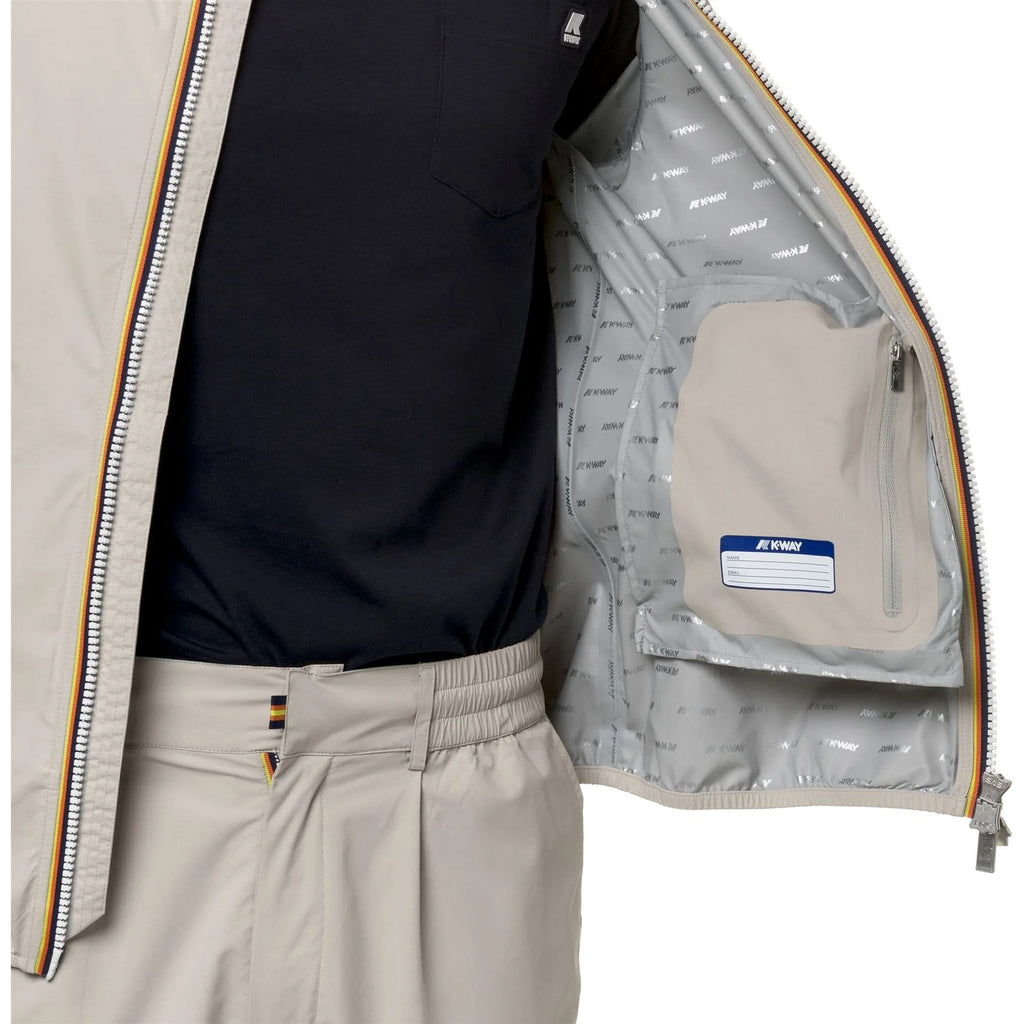 Giubbotti Uomo K-Way - Jack Eco Stretch Dot - Beige-Gianni Foti