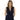 Gilet Donna Twinset - Gilet Corto C/Cintura Ricamato - Blu