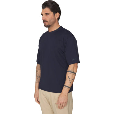 T-shirt Uomo Heskimo - T-Shirt No Iron Silk - Blu di Heskimo su Gianni Foti